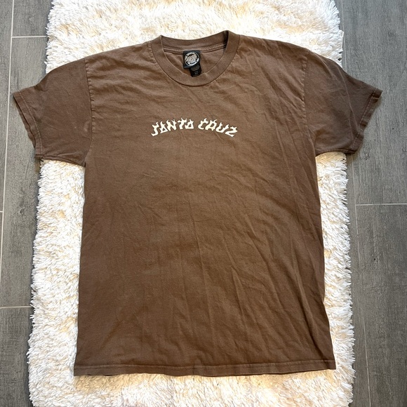 Santa Cruz Skateboards Chocolate Brown Tee - Picture 1 of 9